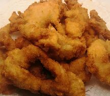 Кальмар в сухарях