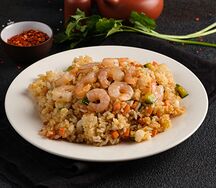 214. Жареный рис с морепродуктами