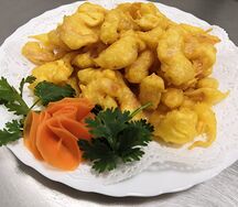 Креветки в кляре