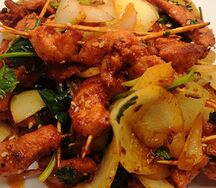 Свинина на шпажках