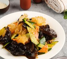 Салат Черно-белые грибы