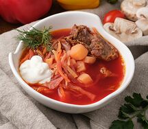 Борщ с говядиной