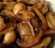 Шампиньоны на мангале