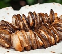 Шашлык из картофеля