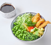 Поке с креветкой панко