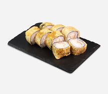 Жареный ролл с курицей