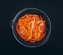 Кальмар с морковью