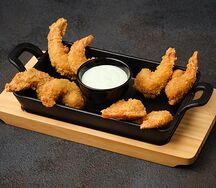 Креветки в соусе васаби