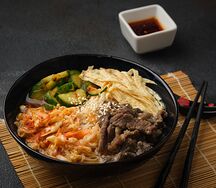 Куксу горячее со свининой