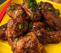 Крылышки чесночно-имбирные