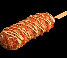 Корн-дог с сыром и сосиской