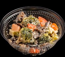 Салат с брокколи и грибами