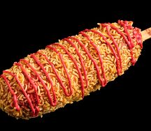 Корн-дог с сыром моцарелла в рамен