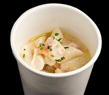 Токпокки в соусе карбонара