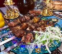 Шашлык с говядиной