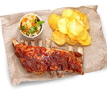 Ребра бараньи в глазури BBQ