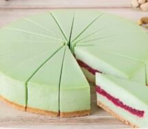 Чизкейк Фисташка и малина