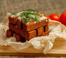Гренки с чесноком
