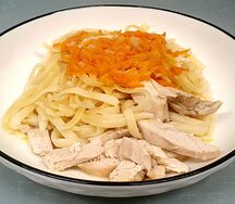 Лапша с курицей