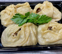 Манты с говядиной на пару