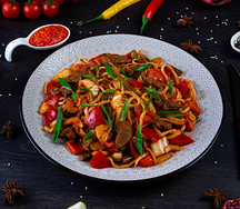 Лагман с говядиной