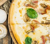 Панчетта Фунги с беконом и грибами