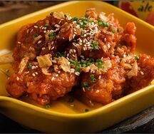 Чикен поп в соусе BBQ