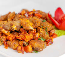 Ребрышки с арахисом и кунжутом