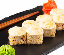 Сливочная бонита с лососем терияки