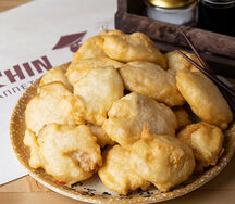 Баклажаны фаршированные мясом в кляре