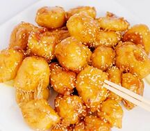 Ананасы в карамели