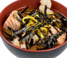 Эби сяке с лососем