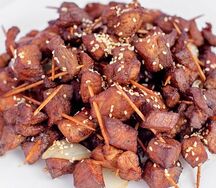 Жареные шашлычки