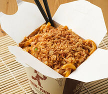 Сливочный чикен вок