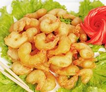 Креветки в кляре