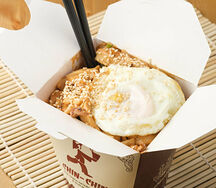 Грибной удон со свининой