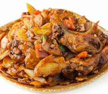 Крылья с картофелем