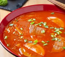 Суп Томатный с говядиной 