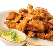 Сочная свинина в сухарях