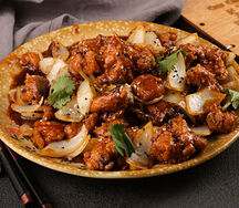 Филе кеты с луком