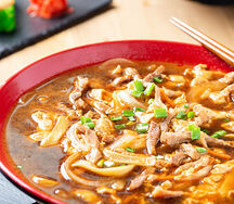 Суп из свинины с овощами и яйцом