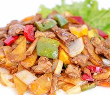 Ребрышки тушеные с картофелем