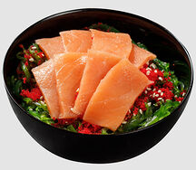 Салат чука с лососем