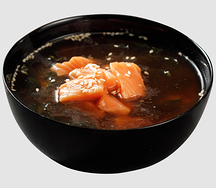 Мисо суп с лососем