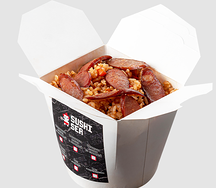 Рис с колбасками