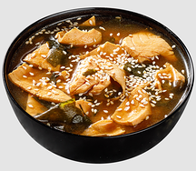 Кимчи суп с лососем (острый)