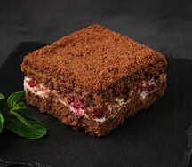 Брусничный торт