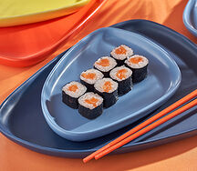 Ролл с лососем