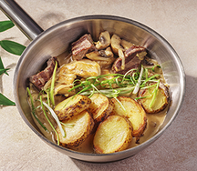 Медальоны из двух видов мяса