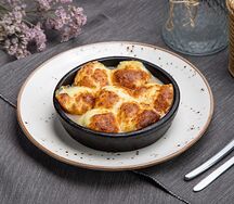 Запеченный шампиньоны с сыром 